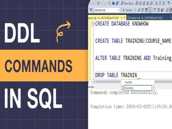 Ms-SQL DDL komutları